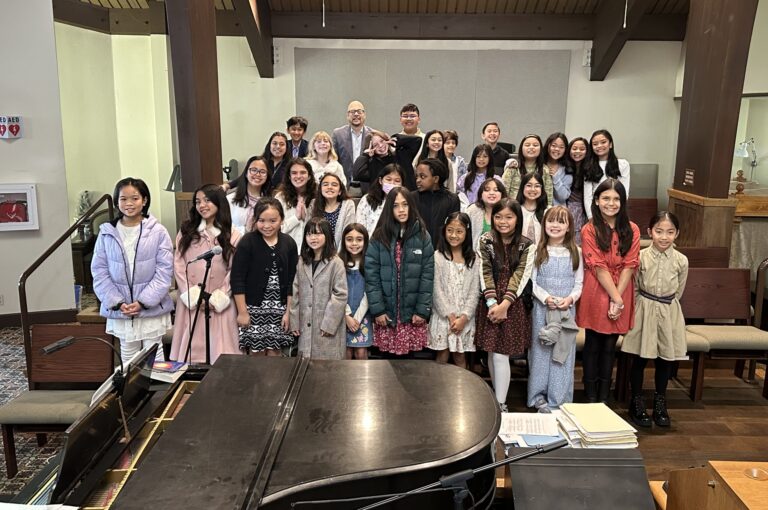 Holy Spirit Children Choir group photo Easter Sunday 03-31-2024 2