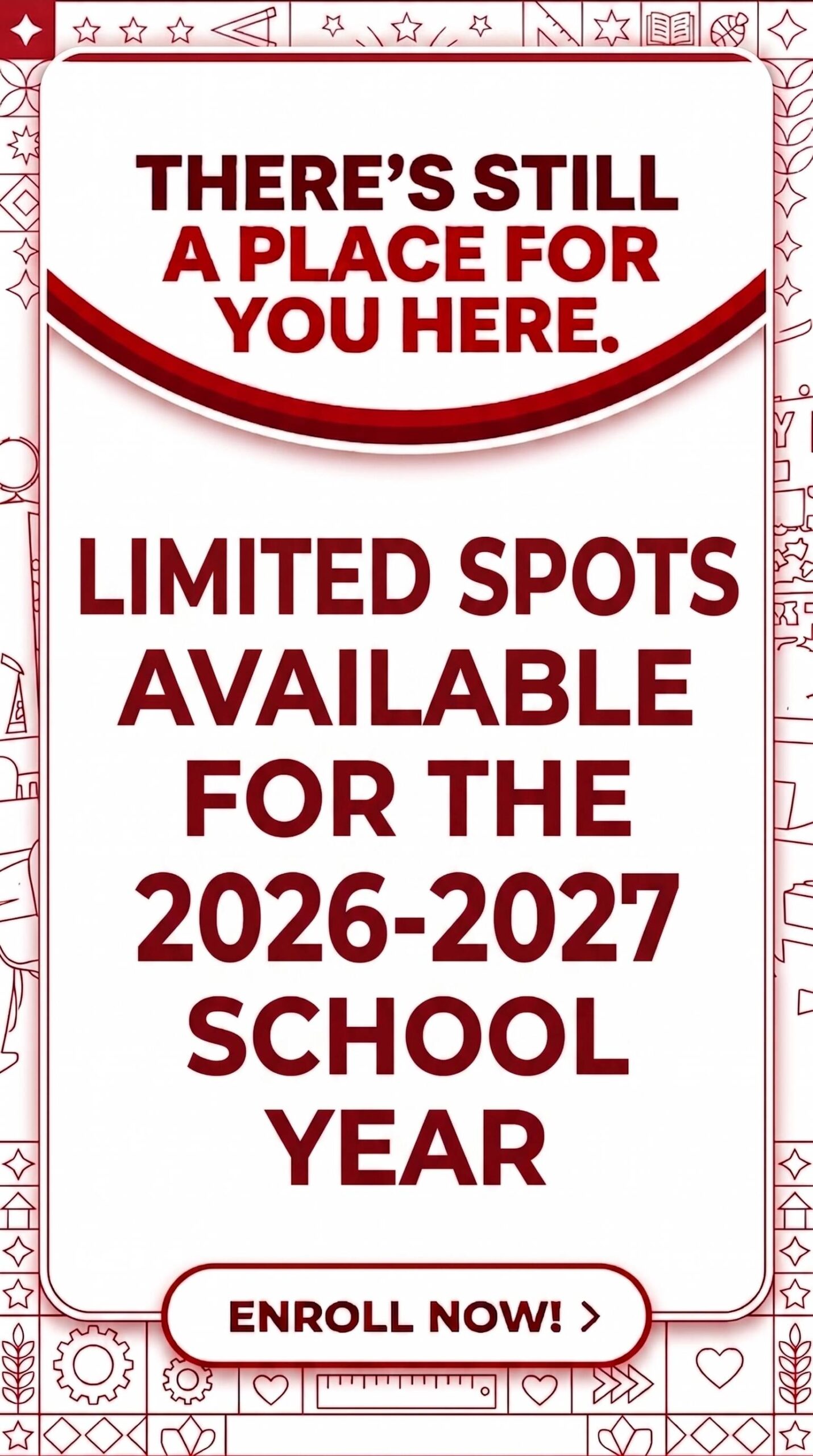 Limited spots available for Holy Spirit School.